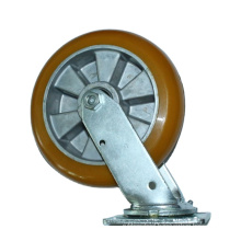 Shuntong manufacturer heavy duty PU Aluminum rubber steel iron caster wheels wheel and caster